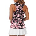 thumbnail image 5 of Whosucclay Cherry Blossom Pattern Womens Sleeveless Shirt for Ladies, Soft Air Permeable Anti Wrinkle Workout Tank Tops for Golf Tennis Athletic Indoor, 5 of 7