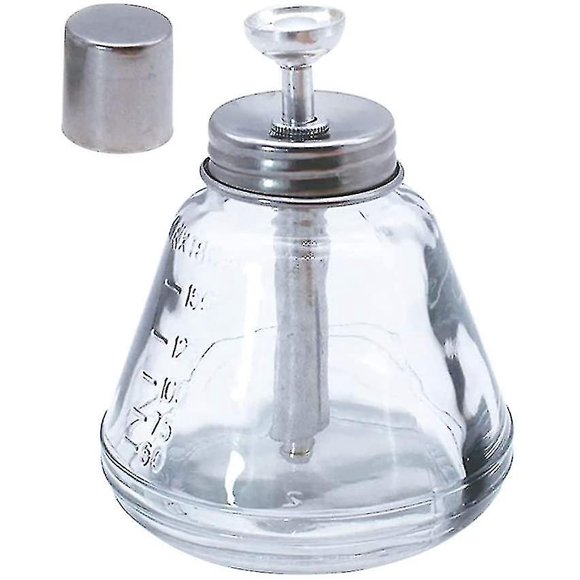 180ml Push Down Pump Dispenser Glass Bottle Lockable Pump Dispenser Bottle Push Down Manicure For Nail Polish Makeup Remover