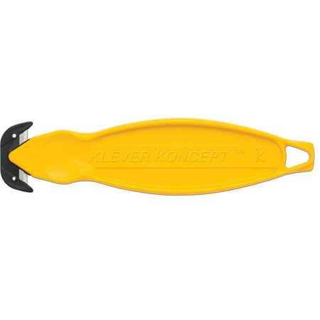 UPC: 0858461001520 | Klever Innovations Klever Koncept Safety Cutter Yellow 5-3/4 KCJ-2Y
