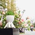 thumbnail image 5 of Suculentas falsas, plantas suculentas artificiales, regalo de mordaza de suculentas, suculentas artificiales con lindas macetas con forma humana, plantas falsas de interior para el hogar y, 5 of 5