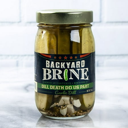 Dill Death Do Us Part - Garlic Dill Pickles by Backyard Brine (16 (Best Dill Pickle Brine)