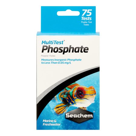 Seachem MultiTest Phosphate Fish & Aquatic Life Test Kit, 75 Ct