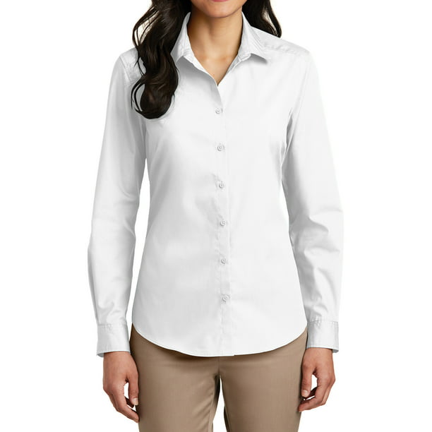 Featured image of post White Dress Shirt Womens Walmart : Connect with friends, family and other people you know.