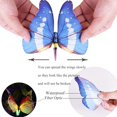 thumbnail image 4 of Lámpara solar de jardín con efecto perlado y cambio de color. Lámpara solar LED mariposa (3 unidades)., 4 of 5