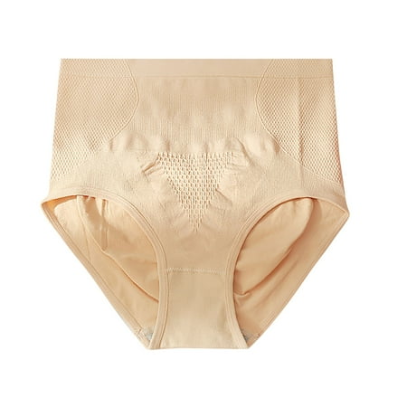 Womens High Waist Shapewear Panties Tummy Control Lifter Body Shaper Panty Ladies Slim Waist Trainer Pants Women Briefs Underwear Pink Bikini Panties