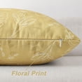 thumbnail image 5 of decorUhome Throw Pillow Covers 20x20 inch Decorative Pillow Covers for Couch Sofa Floral Pillowcase Indoor and Outdoor (Mustard Yellow), 5 of 10