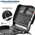 thumbnail image 4 of FORMRS Zipper Binder with Shoulder Strap 2-inch Ring 500 Sheet Capacity File Bag, Black Illusionary Boat, 4 of 5