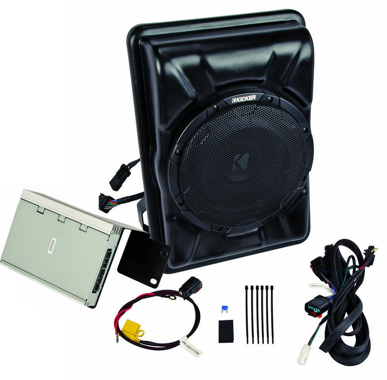 kicker powered subwoofer walmart
