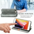 thumbnail image 5 of Dteck Wallet Case for iPhone 7 Plus & iPhone 8 Plus, Premium PU Leather Flip Folio Wallet Case with Card Slot Magnetic Closure Case,Gray, 5 of 8