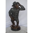 thumbnail image 2 of Nifao Monkey in Suit bronze statue – Home Decor Sculpture, 16"L x 10"W x 27"H, 2 of 10