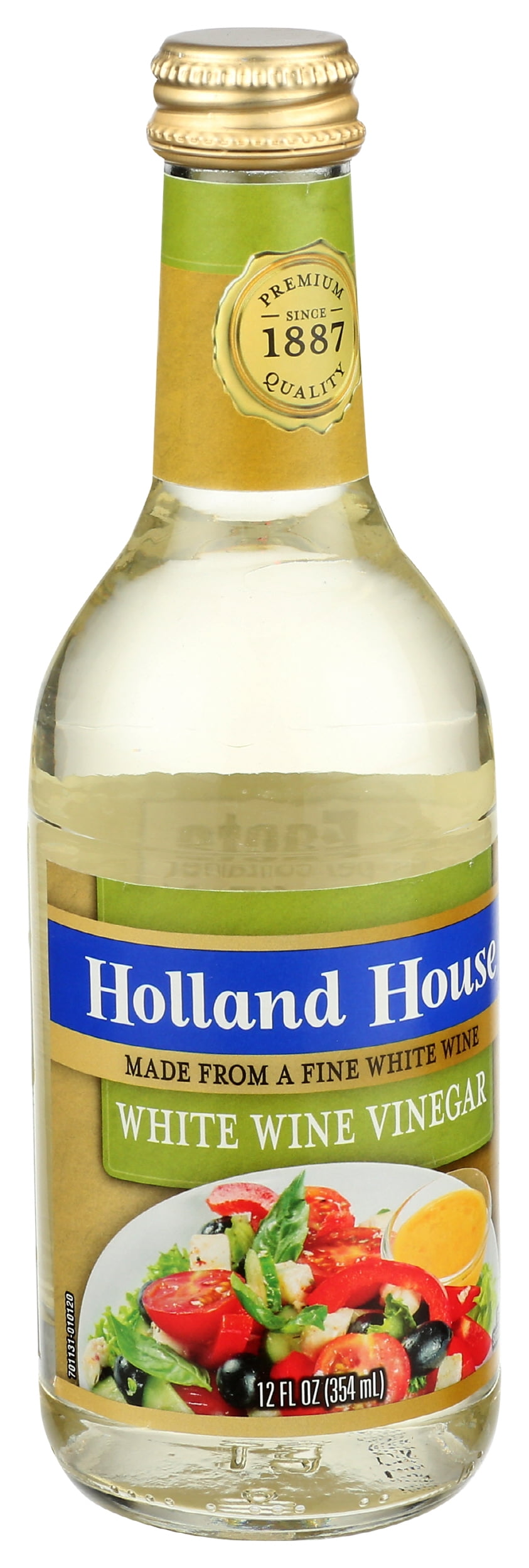Pack of 6, Holland House White Wine Vinegar, 12 oz