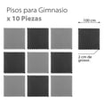 thumbnail image 5 of Piso Protector para Gimnasio Altera  PG C/10 Pz De 105x105 Cm Altera Negro Gris, 5 of 5