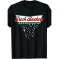 thumbnail image 3 of Basketball Player Fresh Buckets Served Daily Basketball Men T-Shirt, 3 of 7