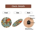 thumbnail image 7 of Vintage World Map Wall Clock with Country Shapes 10-Inch Silent Wooden Wall Clock, Battery Operated (AA Batteries Not Included), Artistic Home Decor, 7 of 7