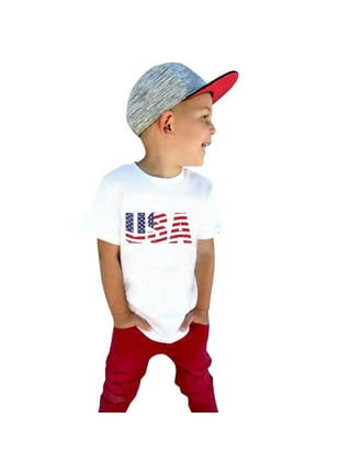 Happy 4th Of July Train Cute Boys Fourth Toddler Kids Shirt