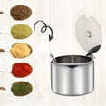 thumbnail image 1 of TAILTOSS modern stainless steel sugar canister condiment container 1 Set, 1 of 8