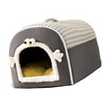 thumbnail image 4 of Cats de gato mascota Casa de nido suave y cálido Cueva de cachorros All Seasons Cat Cat Cent Dog Tent Shelter para cachorro Pequeño y medio de tamaño SG, 4 of 9