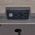 thumbnail image 4 of Pemberly Row Contemporary Driftwood Gray Wood 3-drawer Nightstand, 4 of 6