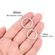 thumbnail image 3 of 200 Unids/pack 3 4 5 6 7 8 10 12 14 16 18 20 mm Anillos De Salto Abiertos Plata/Oro/Bronce Split Conectores Para Joyería Diy, 3 of 4