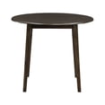 thumbnail image 4 of Lexicon Rutland 5-Piece Wood and Faux Leather Dining Set in Black, 4 of 14