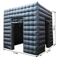 thumbnail image 2 of Fotomatón inflable Xmaybang de 2 puertas con luces LED de 2,8 x 2,8 m, 2 of 7