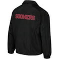 thumbnail image 3 of Unisex The Wild Collective Black Oklahoma Sooners Coaches Full-Snap Jacket, 3 of 3