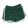 thumbnail image 4 of Colección de accesorios para pantalones cortos de yoga femeninos a escala 1/6 para figuras de acción de 12" Verde oscuro, 4 of 9