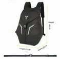 thumbnail image 5 of Motorcycle Bag Waterproof Cycling Helmet Backpack Motocross Racing Computer Backpack Portable Universal Moto Bag New, 5 of 6