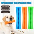 thumbnail image 2 of Chew Toy for Dogs Dog Brush Stick Cleaning Toothbrushes Interactive Puppy Teether TPR Pet Dental Care Toy, 2 of 8