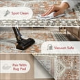 thumbnail image 2 of nuLOOM Vanesa Transitional Medallion Fringe Area Rug, 8' x 10', Vanesa Rust, 2 of 10