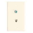 thumbnail image 3 of Construct Pro™ 3Ghz F-81 Connector & Phone Jack Wall Plate (Light Almond), 3 of 5