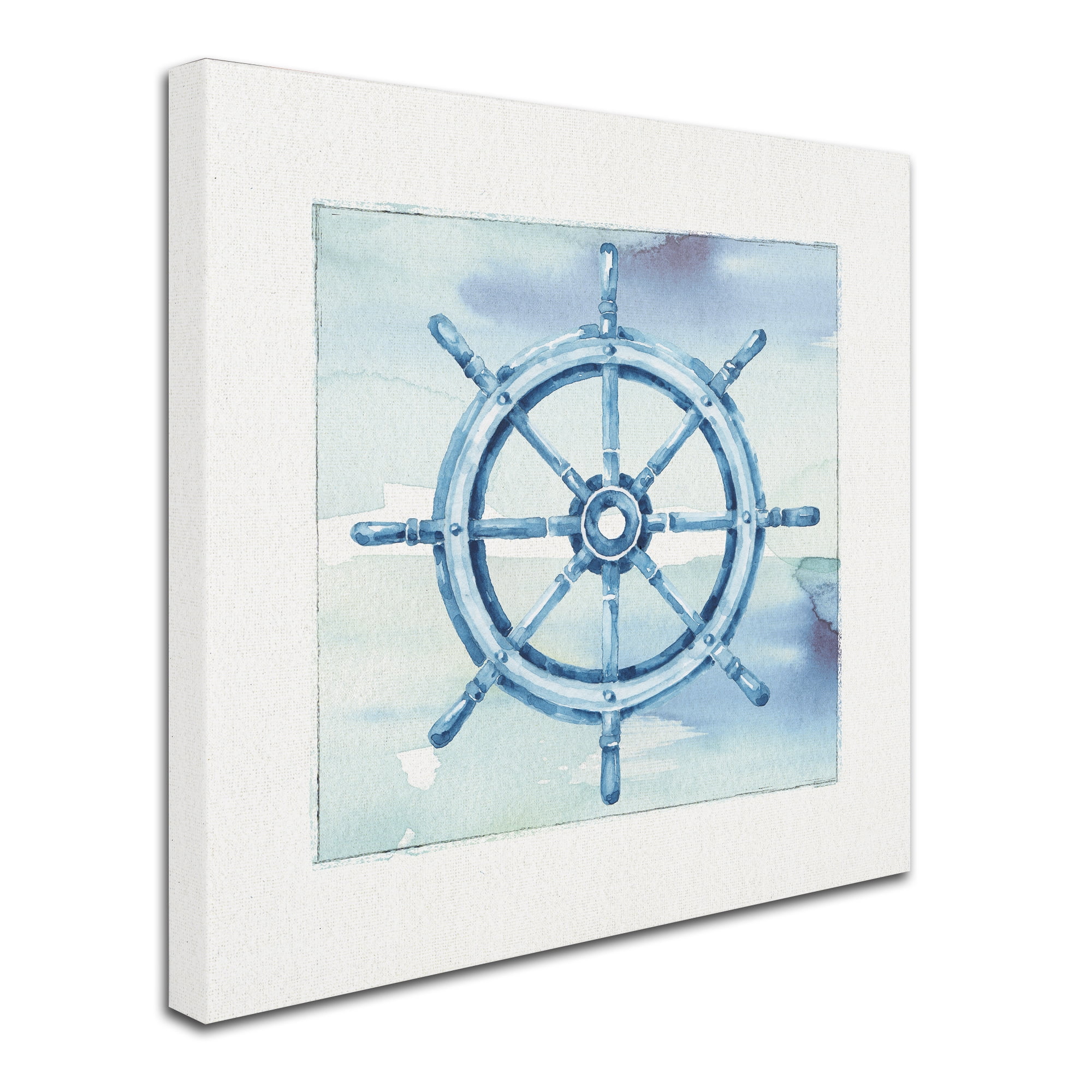 Trademark Fine Art "Sea Life Wheel v2" Canvas Art by Lisa Audit