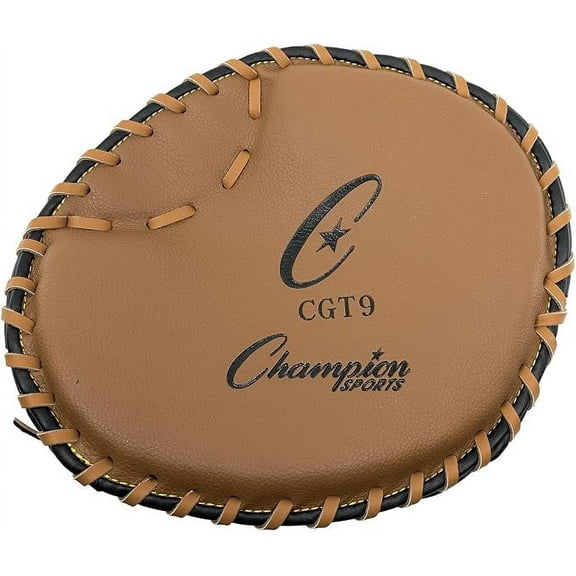 Champion Sports 11.5" Fielder's Glove - Synthetic Leather Front and Back for Comfort Grip | Double Bar Open Web and Conventional Back Design for Versatility | Age: Elementary | Right-Handed Glove