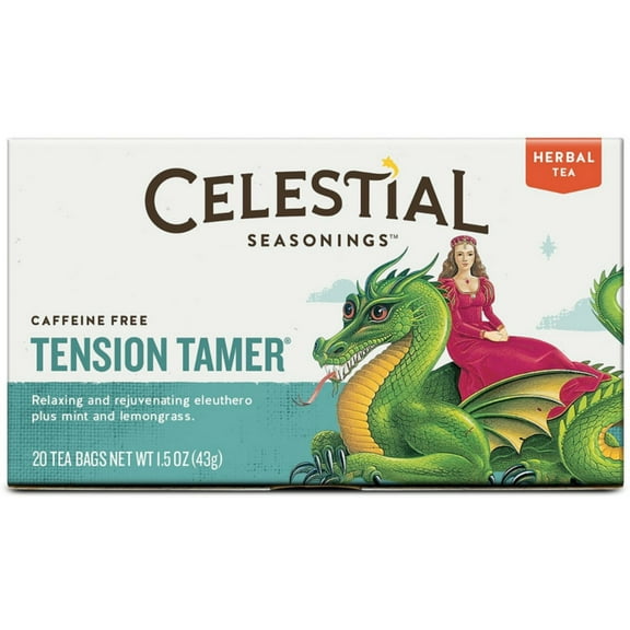 2 Pack - Celestial Seasonings Tension Tamer Natural Herbal Tea 20 ea