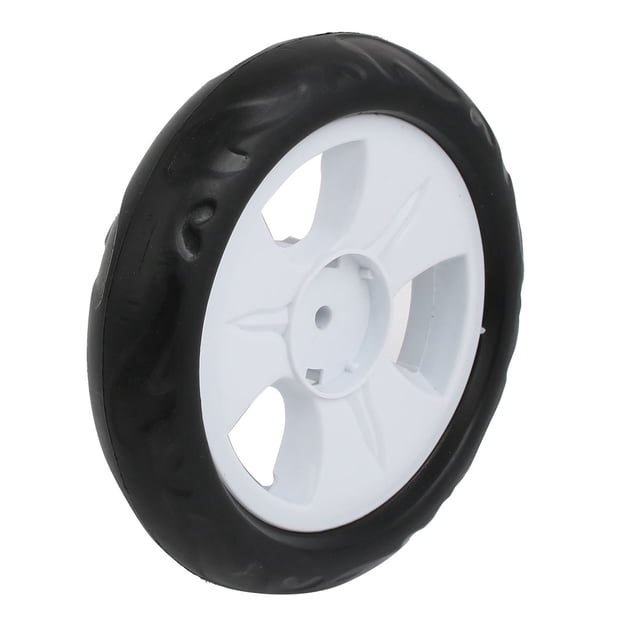 Unique Bargains Rouleau à Roulettes en Plastique Diamètre 140mm Blanc 6x22mm