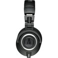 thumbnail image 2 of Audio-Technica ATH-M50x Professional Monitor Headphones Black + Slappa Full Sized HardBody PRO Headphone Case SL-HP-07 + Bundle, 2 of 3