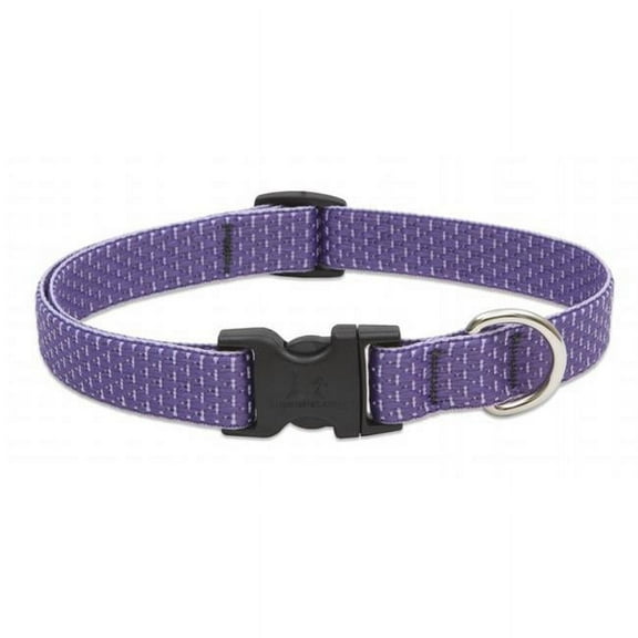 LupinePet Eco 3/4" Lilac 9-14" Adjustable Collar for Small Dogs