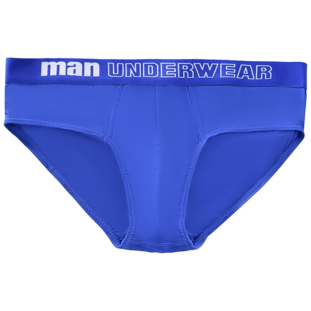 Briefs for Men, ManUnderwear Men Middle Waist Solid Elastic Color Letters Comfortable Breathable Boxers Underwear Briefs