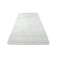 thumbnail image 3 of AuroraX Bedroom Area Rug Non-Slip Backing Super Soft Shaggy White Bath Rug 23x62 Inch Minimalist Solid Scandinavian, 3 of 3
