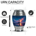 thumbnail image 3 of Yatskia Lighthouse Sea Small Memorial Urns for Human Ashes Adult Male and Female, Large Funeral Urn for Ashes Adult Dad, (Monar 10 Inch and 3 Inch), 3 of 8
