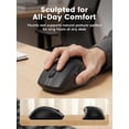 thumbnail image 5 of Wireless Keyboard Mouse Combo,Quiet Wave Keyboard with Leather Palm Rest, Ergonomic Mouse, Dual-System Switch, Plug & Play for Home Office,Black, 5 of 8