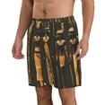 thumbnail image 2 of Logiee Ancient Egyptian Hieroglyph Print Mens Swim Trunks Quick Dry Board Shorts,Breathable Hawaii Beach Shorts Swimwear Bathing Suits-3X-Large, 2 of 6