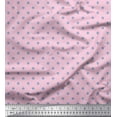 thumbnail image 1 of Soimoi Georgette Viscose Fabric Geometric Shirting Print Fabric by Yard 42 Inch Wide, 1 of 1