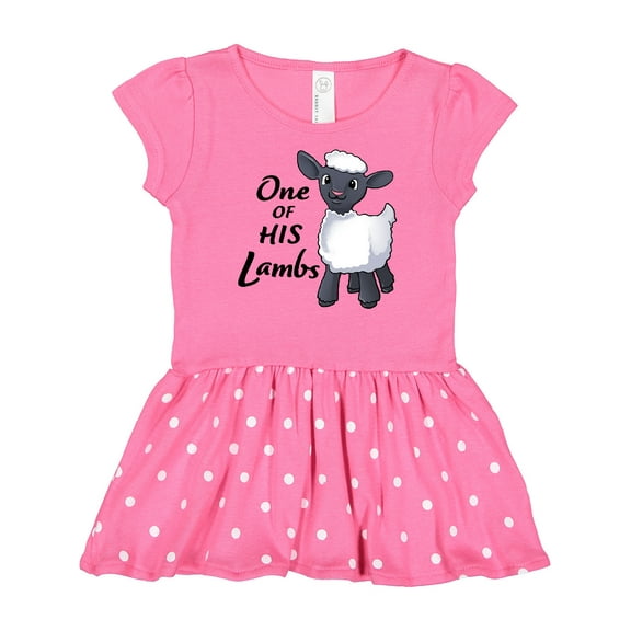 Inktastic One of His Lambs- Easter Sheep Gift Baby Girl Dress
