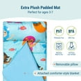 thumbnail image 4 of Wildkin Kids Microfiber Nap Mat, Daycare and Preschool (Mermaids Blue), 4 of 9
