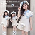 thumbnail image 3 of Vestido informal a rayas para niña, vestido mameluco de moda de verano de manga corta, ropa para niños, trajes para niños, vestidos para niños pequeños, 3 of 5