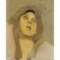 thumbnail image 3 of Helene Schjerfbeck 12x14 Black Modern Framed Museum Art Print Titled - Madonna Immaculata, After the Greco, 3 of 5
