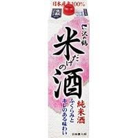 Pack de 12 Vino de Arroz Sawanotsuru Sake Kome Dake 1.800 L Sawanotsuru