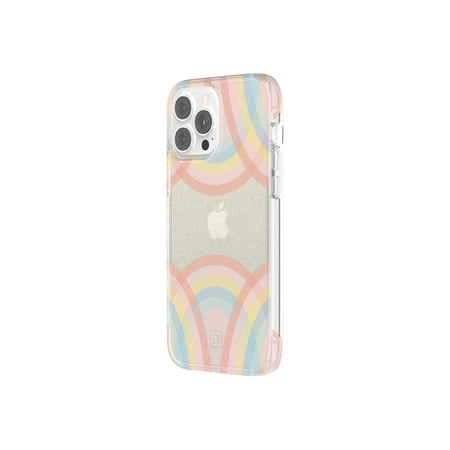 Incipio Design Series Rainbow Glitter Wash - Back cover for cell phone - MagSafe compatibility - for Apple iPhone 13 Pro Max