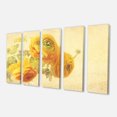 thumbnail image 2 of Bouquet de Fleurs Ranunculus Jaunes - Impression sur Toile Florale, 2 of 3